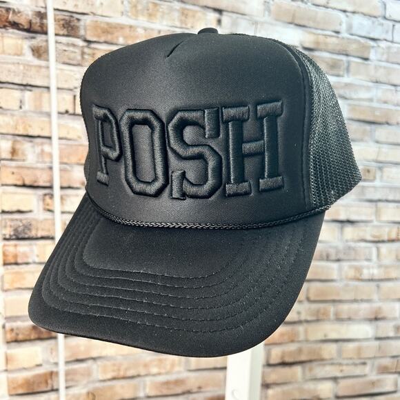 Bridge Street Hat Co. Accessories - "POSH" Mesh Back Trucker Ball Cap Hat, Reseller Collection